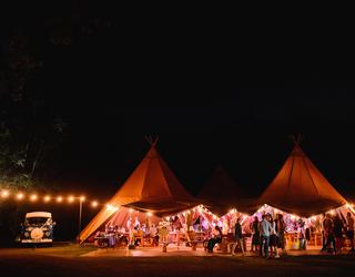 Teepee Wedding at Chalkney Water Meadows